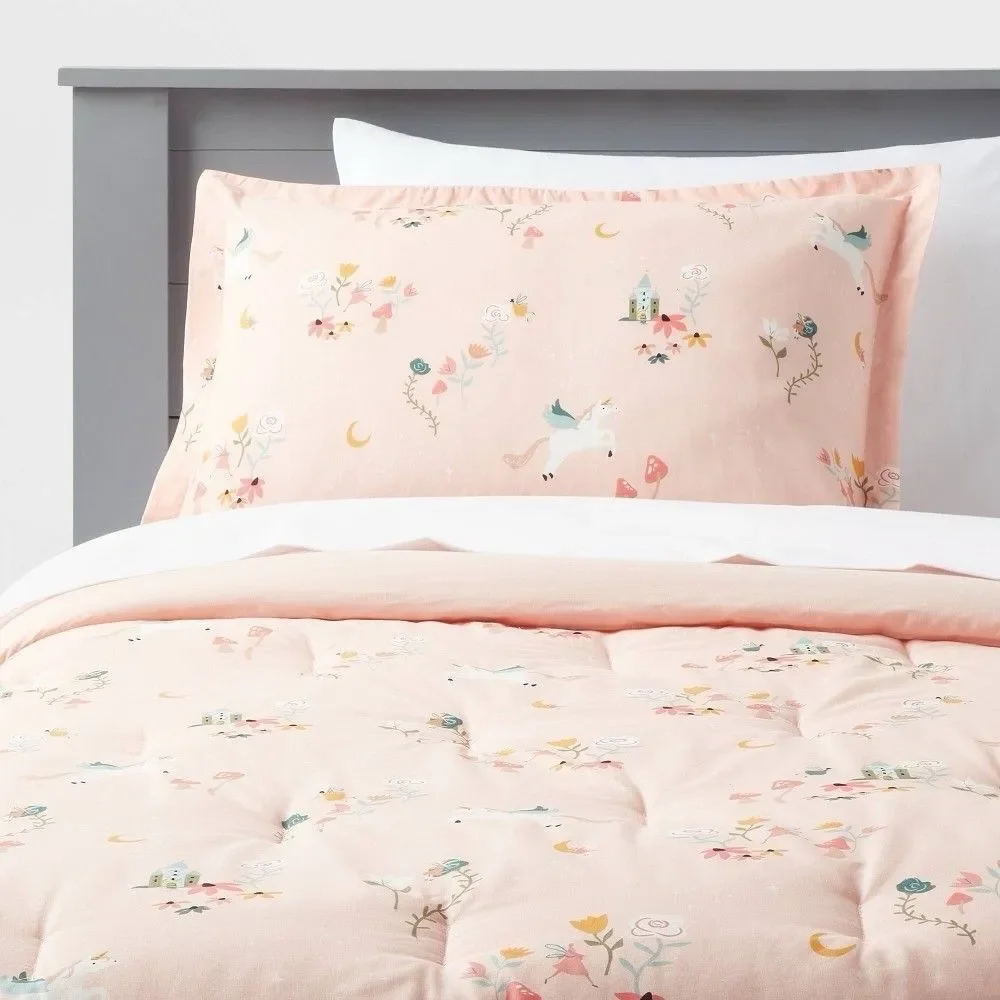 Full Queen Pegasus Comforter Set Pillowfort Kids Bedding Animal Print